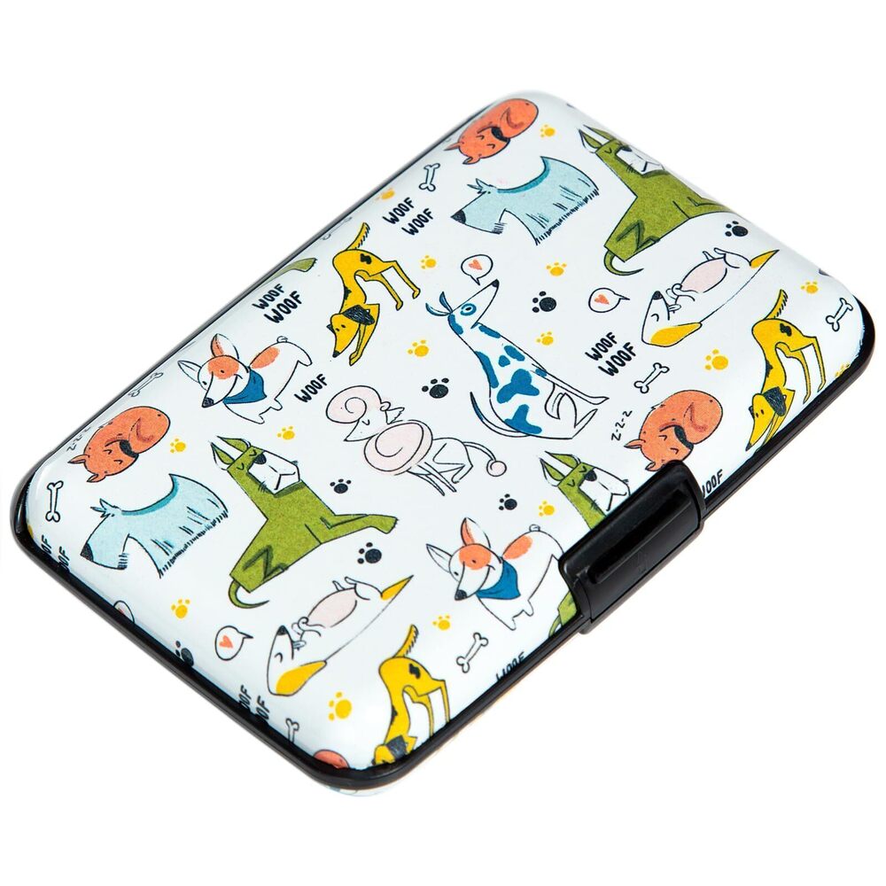 3741 Credit Card Holder RFID Blocking Wallet Small Business Metal Slim Mini